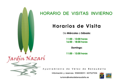 Cartel horarios jardin invierno  2 